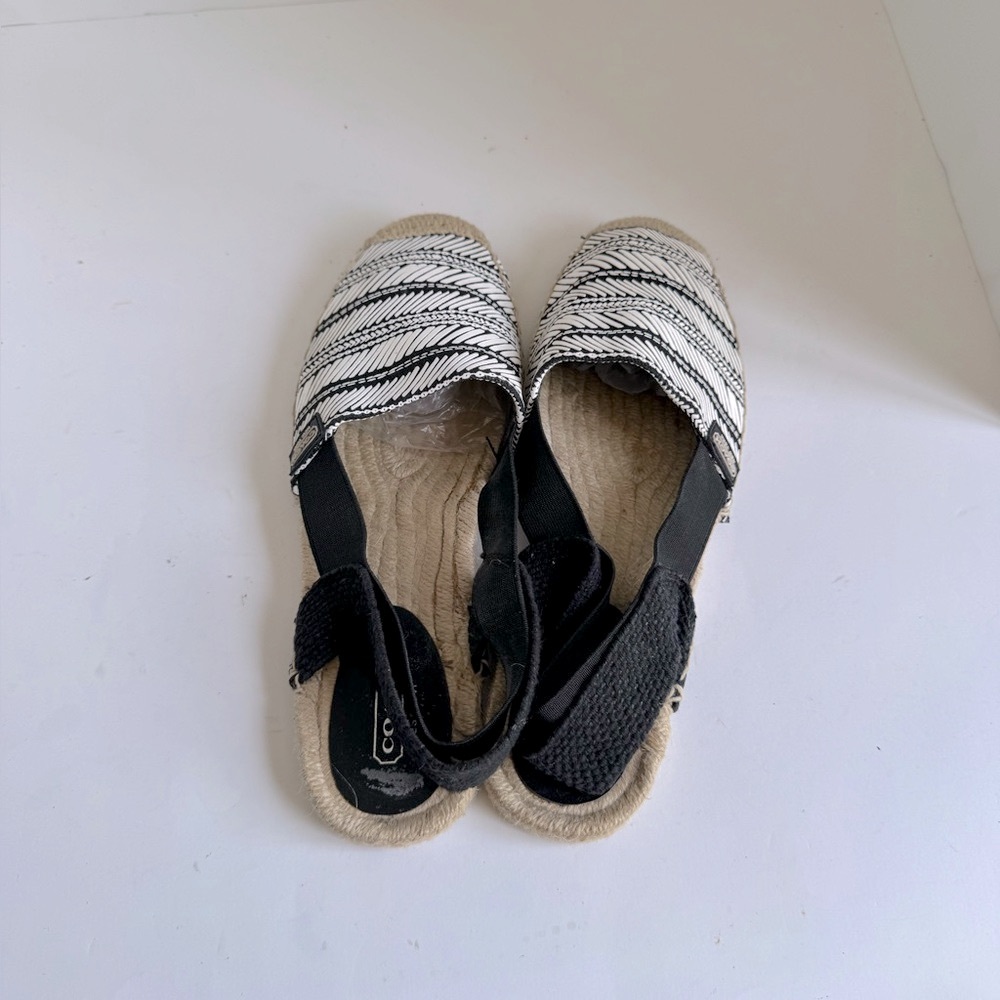 Coach Women's Rayanne Textile Slingback Espadrille Flats. Size 9 - Picture 8 of 14